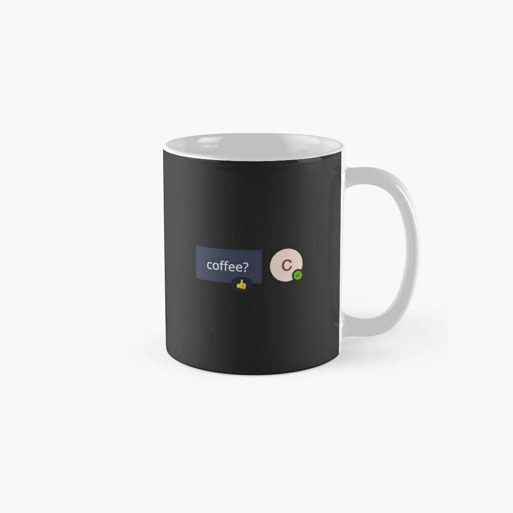 Teams coffee mug - dark mode